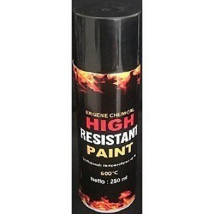 Cat Hi-Temp 600 Derajat celsius 250ml-Black Glossy-Cat Tahan Panas Api - Bandung