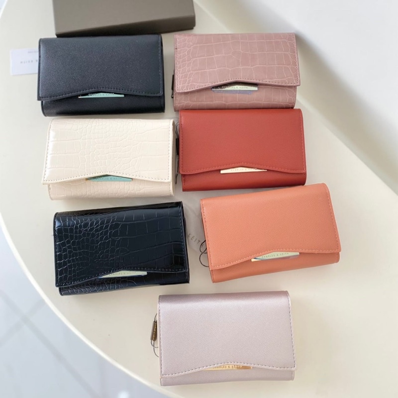 DOMPET WANITA IMPORT CK CNK FRONT FLAP WALLET ORI | Vente Gallery-5