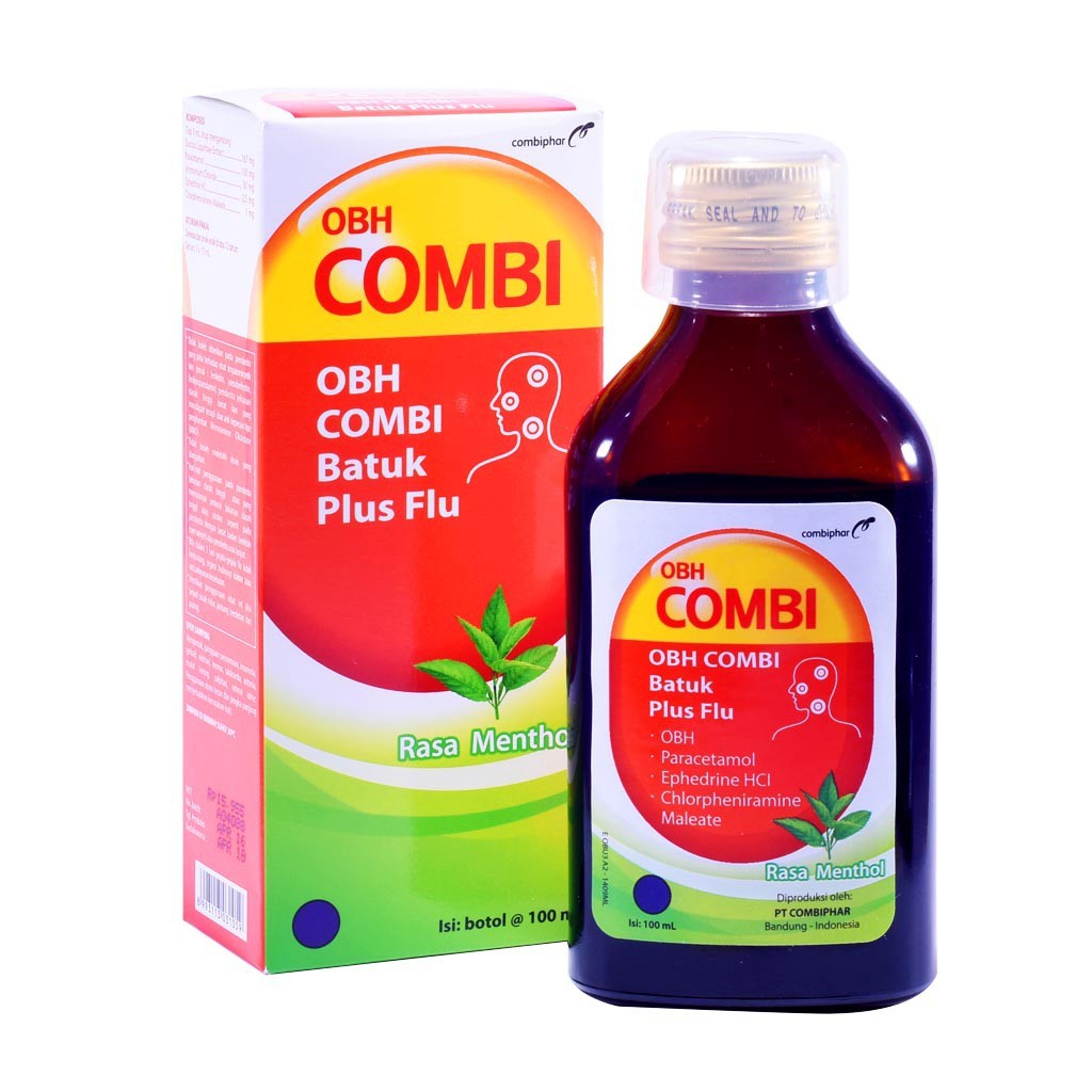 OBH COMBI PLUS 100ML SIRUP OBAT BATUK PILEK FLU DEMAM