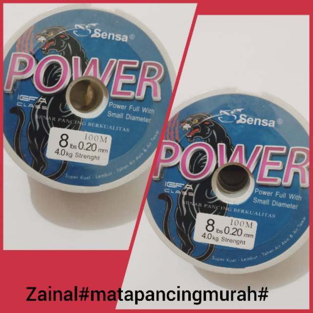 SENAR SENSA POWER 0.20MM, 8 LB