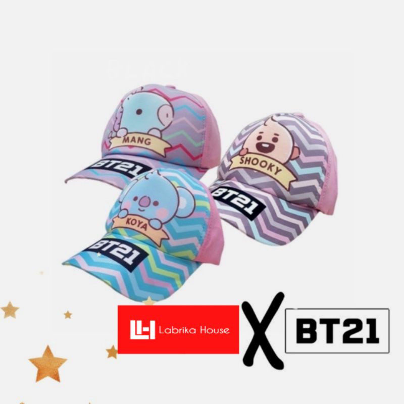 Topi Anak BT21 / Topi Anak Sablon BTS