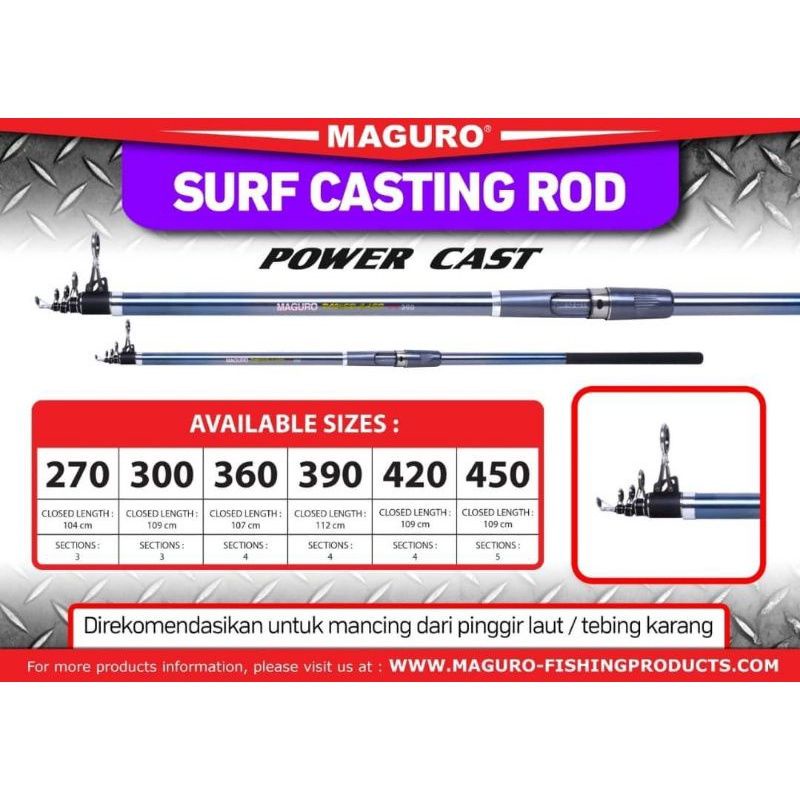 joran surf maguro powercash