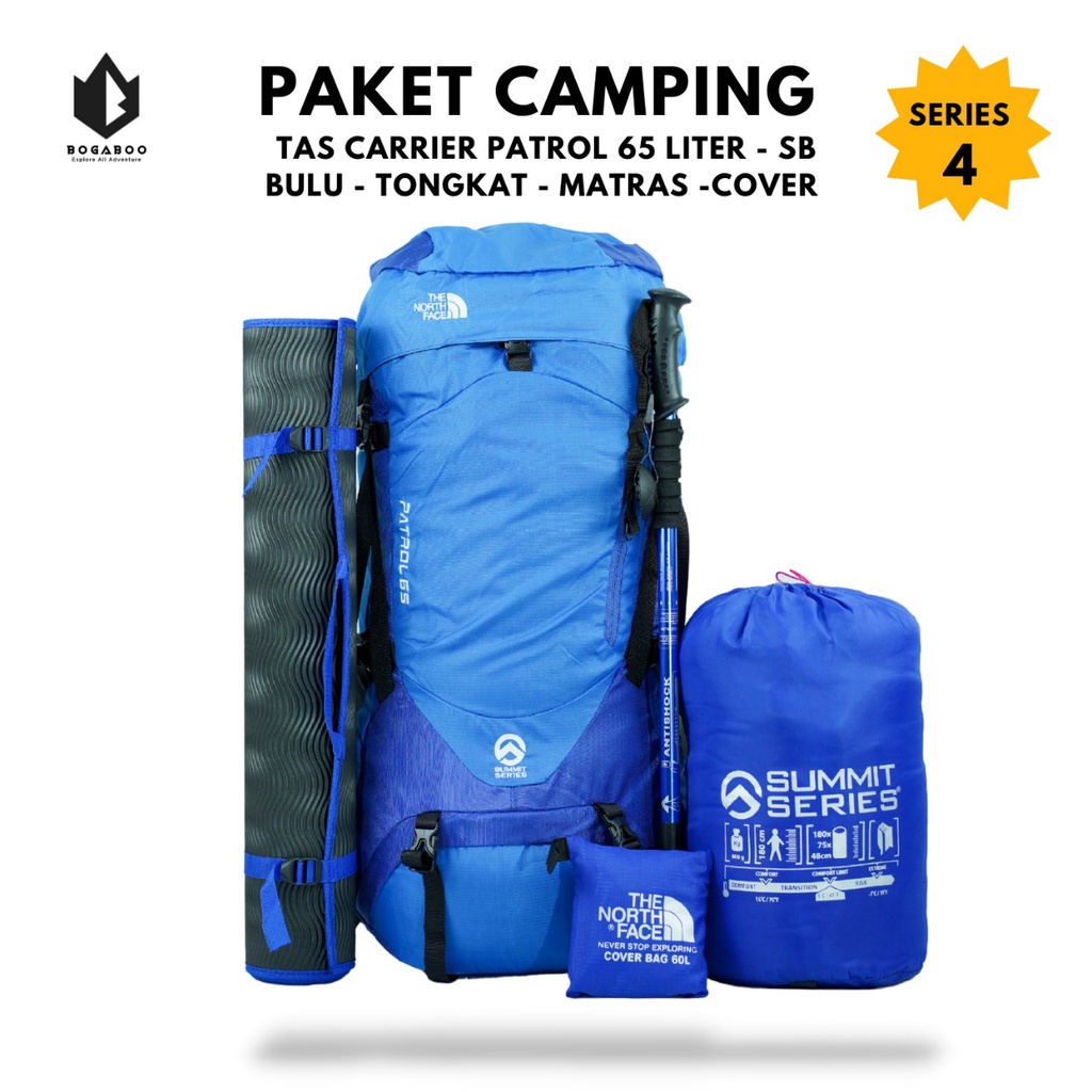 Paket Hemat - Paket Carier 65L Series 4 - Paket Hikking