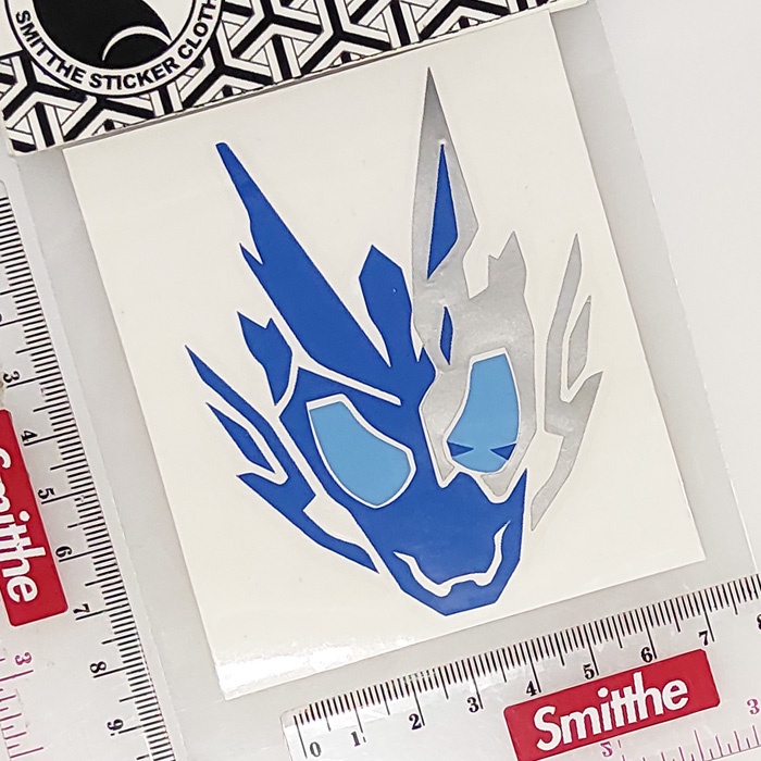 Stiker Kamen Rider Zero One ZO 11 Orthoros Vulcan Cutting Sticker