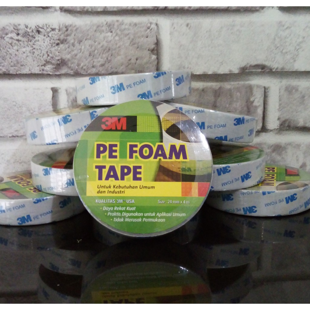 

DOUBLE TAPE 3M PE FOAM TAPE 24MM x 4M ORIGINAL