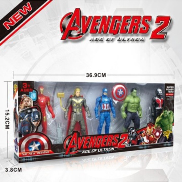 MAINAN ANAK ROBOT super hero AVENGERS age of ultron ISI 5PCS 2115