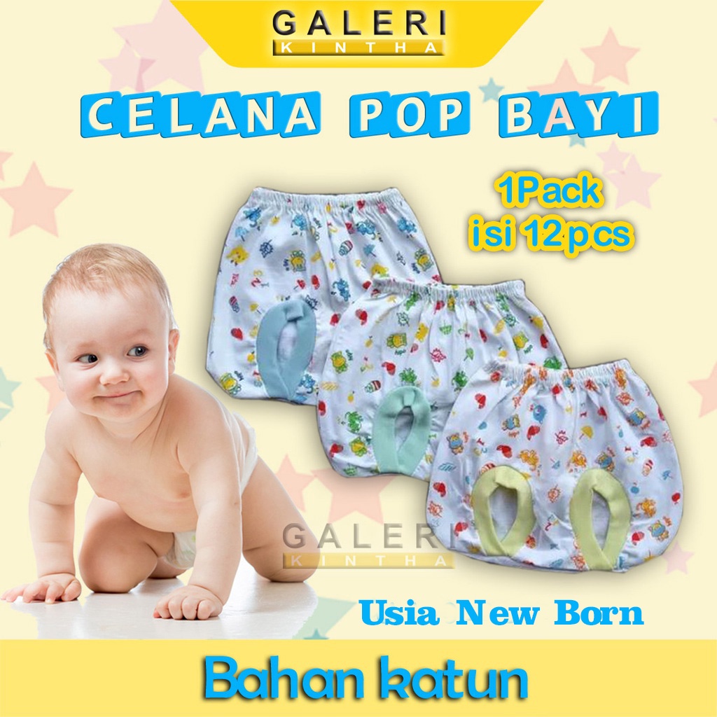 Celana Pop Bayi Lusinan Celana Kodok Kacamata Bayi Newborn