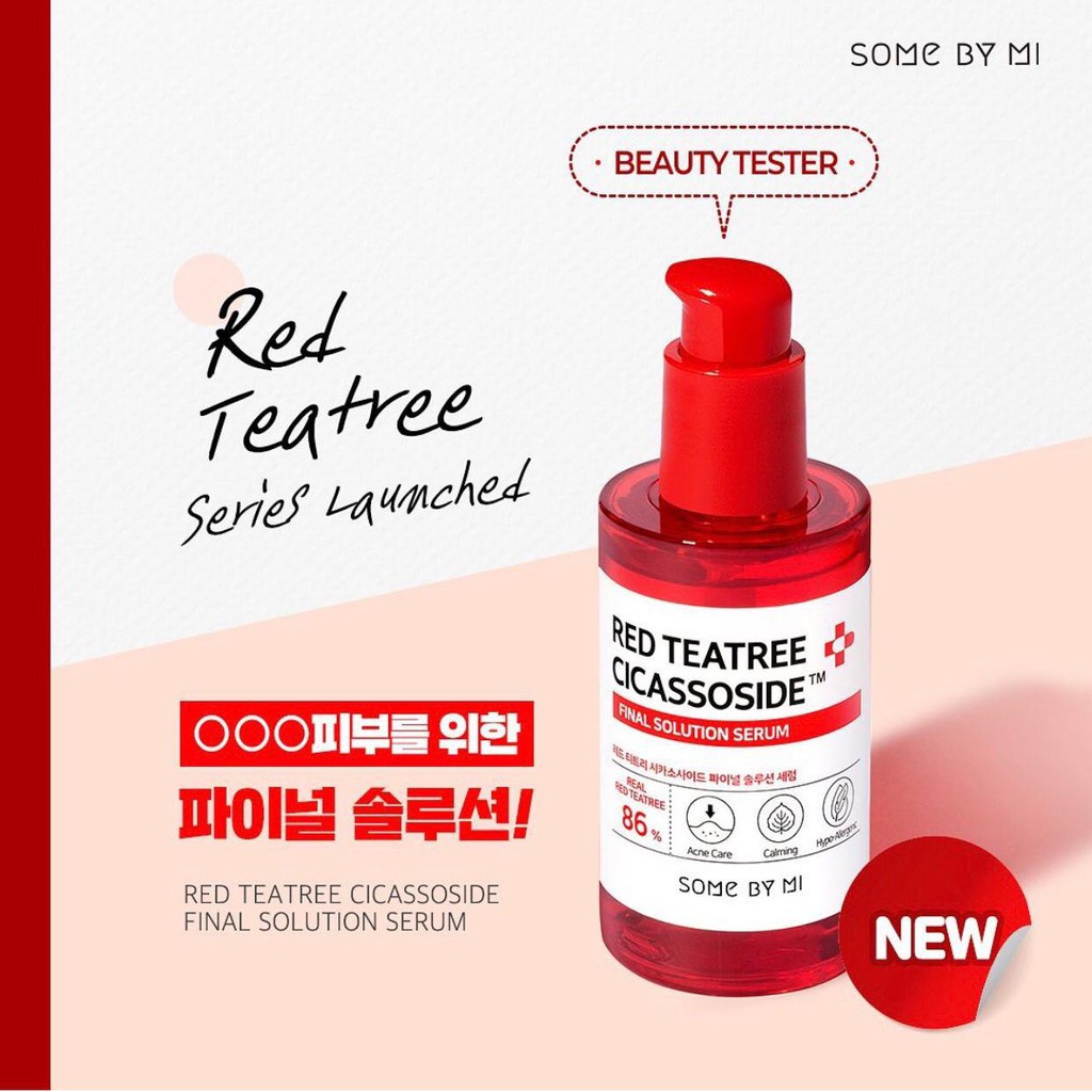 [PROMO SPESIAL] SOME BY MI RED TEATREE CICASSOSIDE FINAL SOLUTION SERUM 50ml 100% ORI KOREA SOMEBYMI