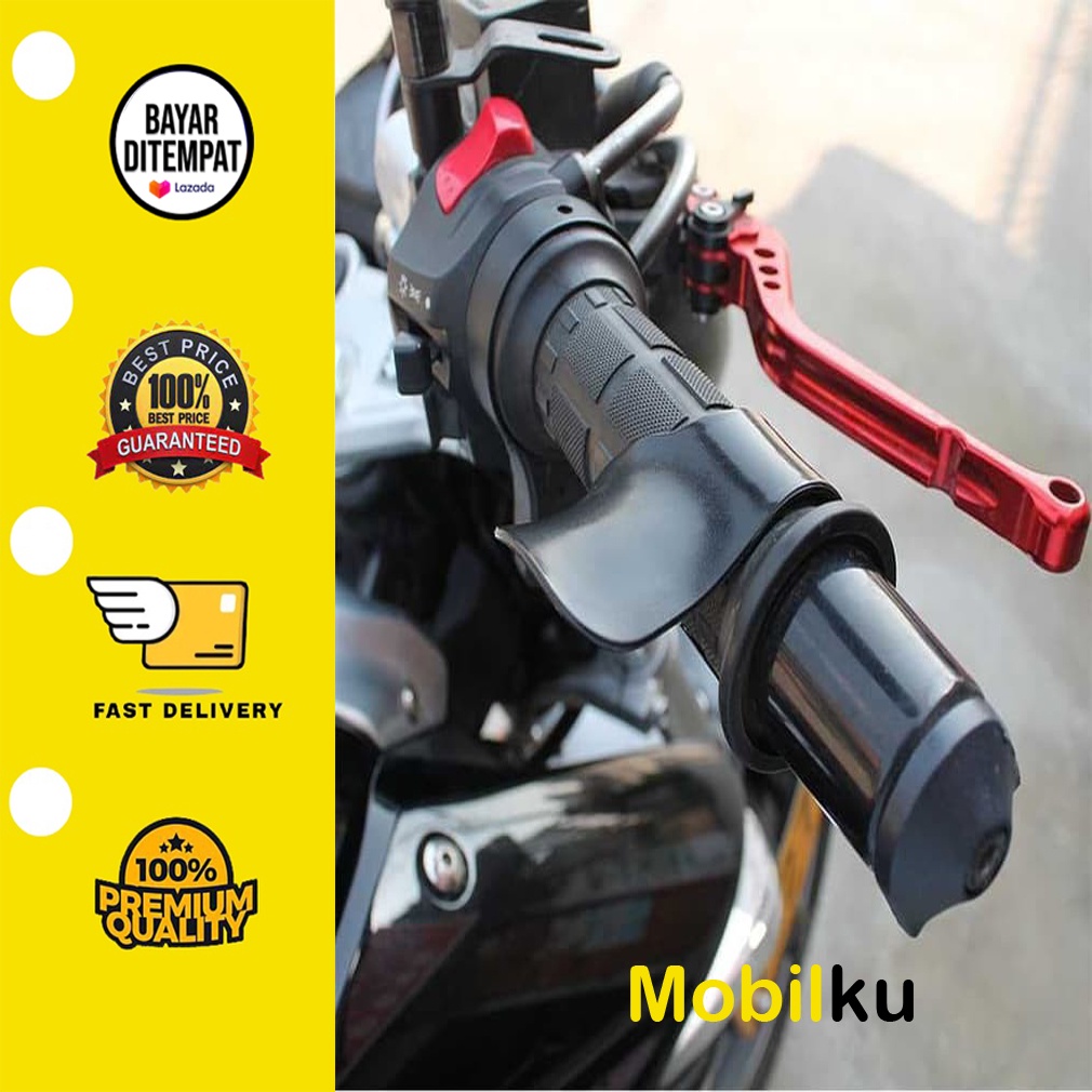 [BISA COD] Penahan Gas Grip Motor Smart Grip Aksesoris Dudukan Stang anti pegal