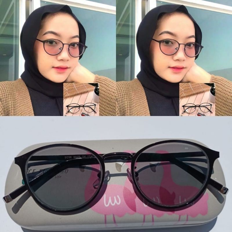 Kacamata Korea Fasion|  Kacamata Photocromic Antiradiasi Komputer