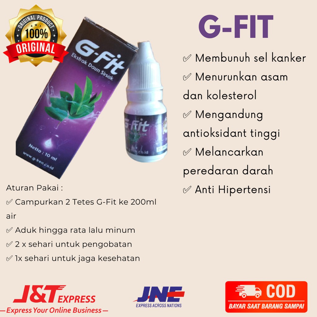 

Ekstrak Daun Sirsak G-Fit