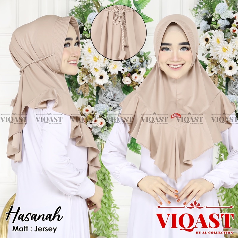 Hijab Bergo Hasanah Tapi Kepang Pet ORIGINAL VIQAST