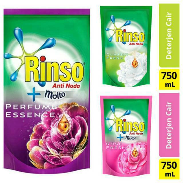 Rinso Cair Anti Noda + Molto  750ml Termurah
