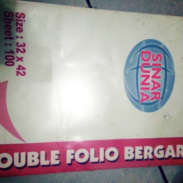

kertas folio bergaris