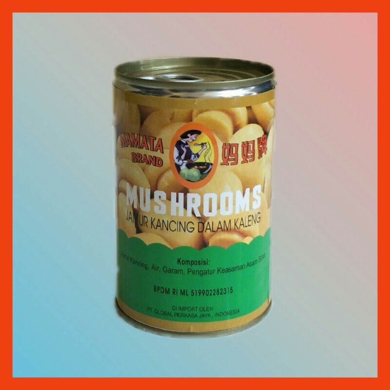 

Mamata Brand Mushroom 425gr/Jamur kancing dalam kaleng
