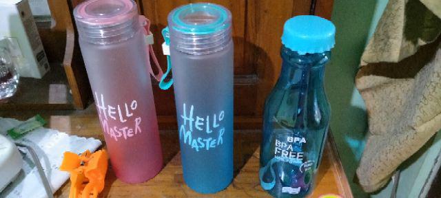 Botol Air Minum Hello Master Tumbler Untuk Anak Sepeda Kesehatan Unik Kekinian