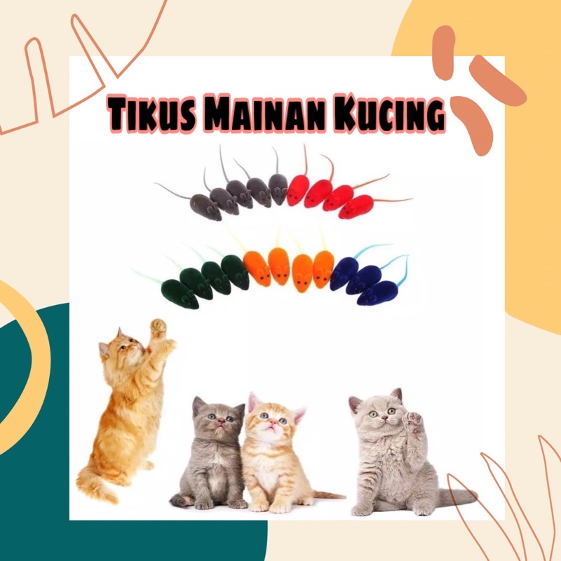 Tikus Mainan Kucing Cat Toys Dog Toys Mainan Hewan Peliharaan