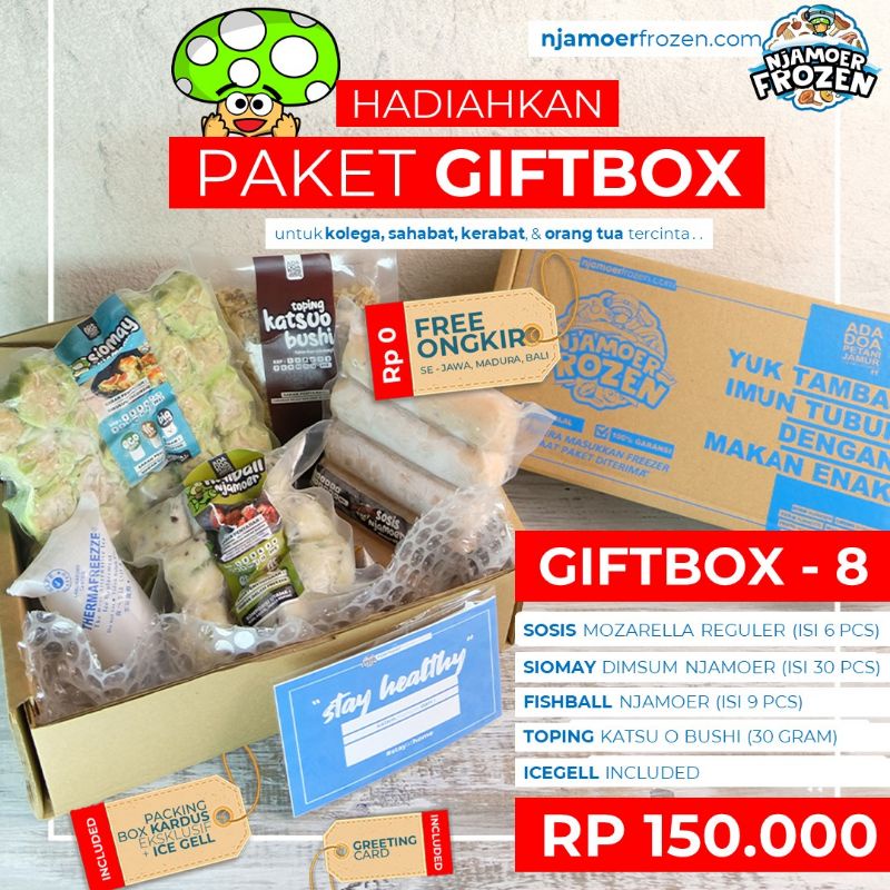 

GIFT BOX 8 (FREE ONGKIR : JAWA, MADURA & BALI)