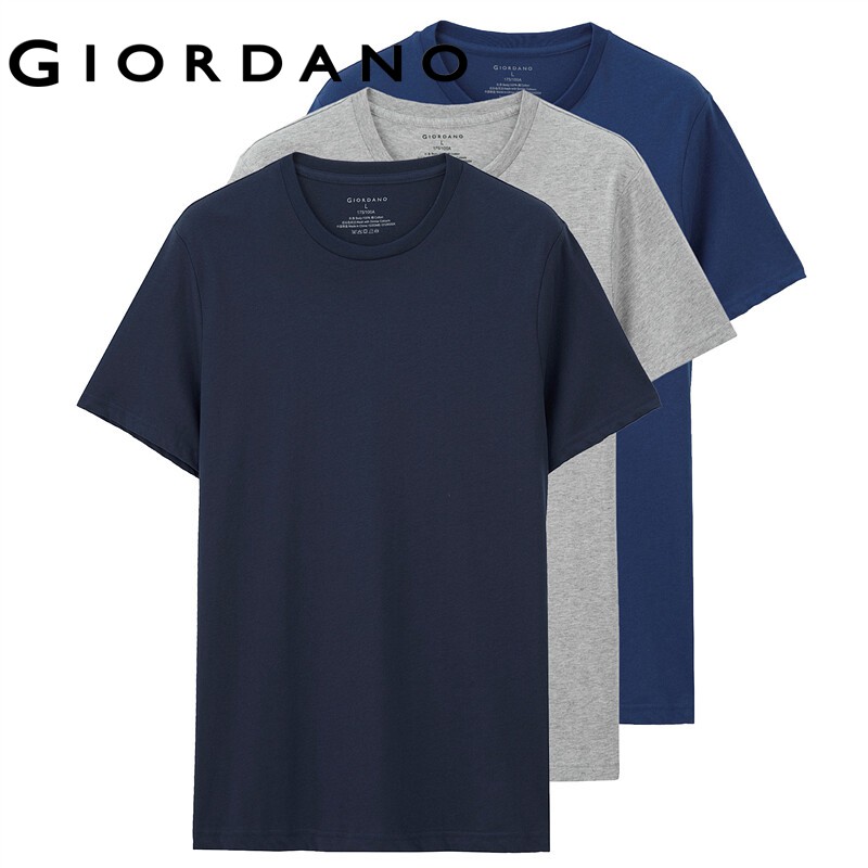 "BIG SALE" Giordano Men Crew Neck Tee Kaos Polos Original