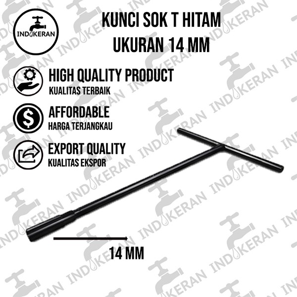 INDOKERAN - Kunci Sok T - 14 MM - High Quality