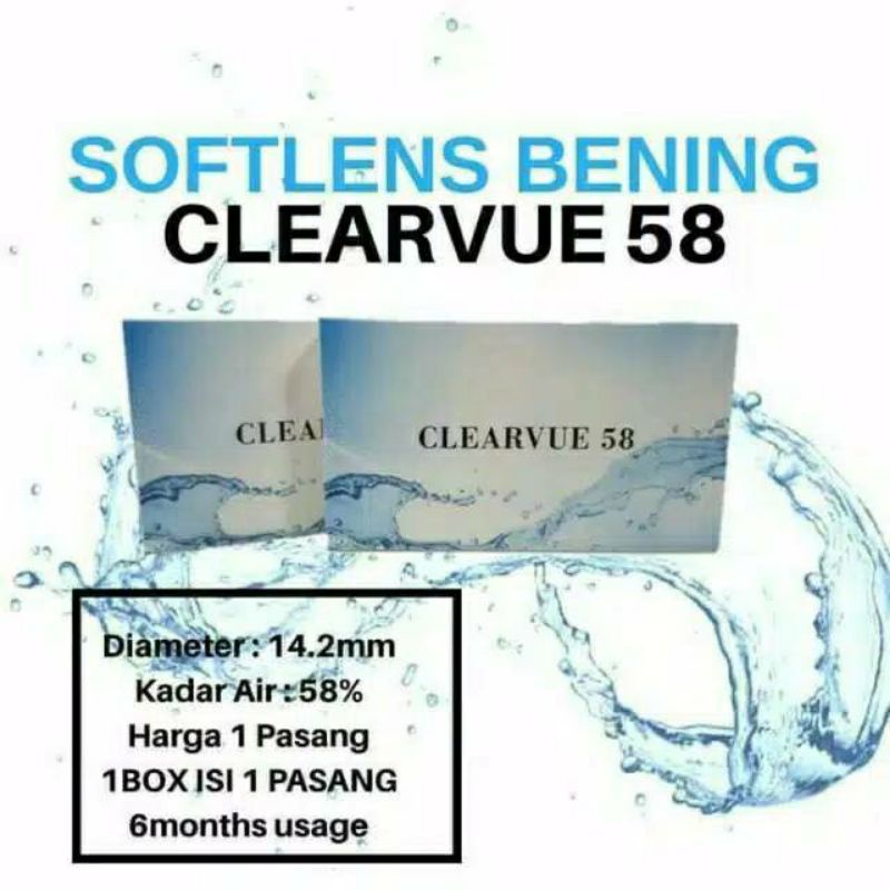Softlens bening Clearvue