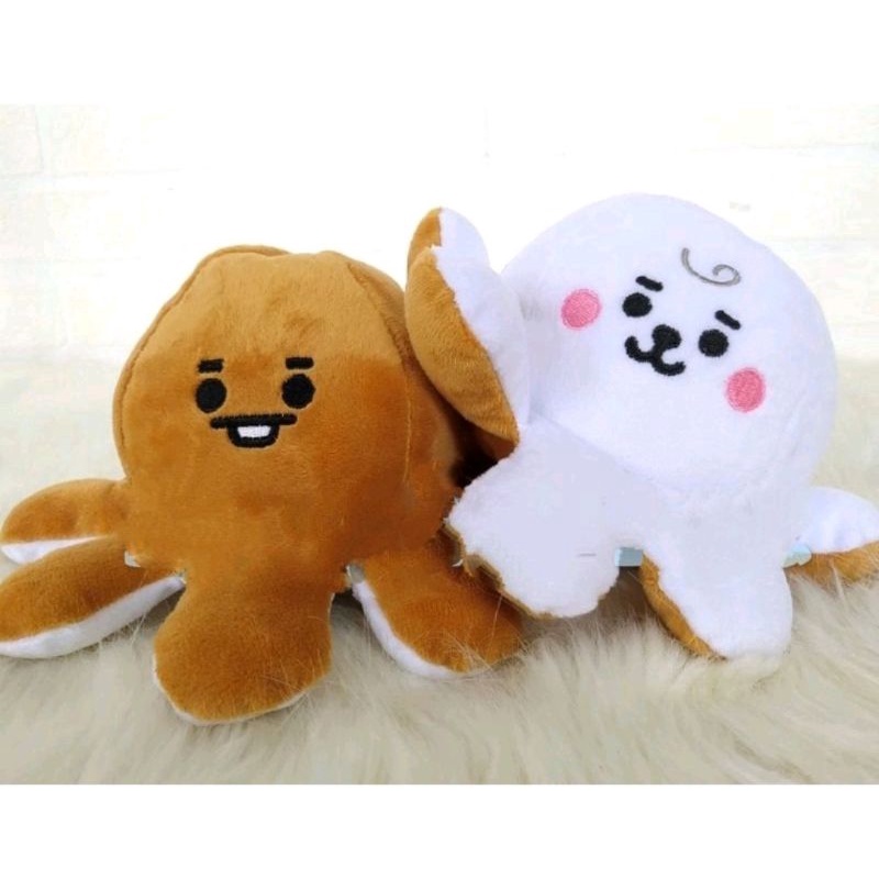 PROMO GURITA BTS /Boneka Gurita BT21 Unofficial/ BTS Flip 2 karakter /  Boneka Octopus Bt21