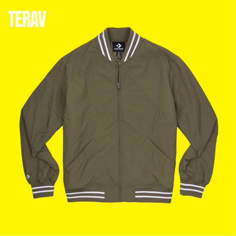 CONVERSE BOMBER JACKET OLIVE