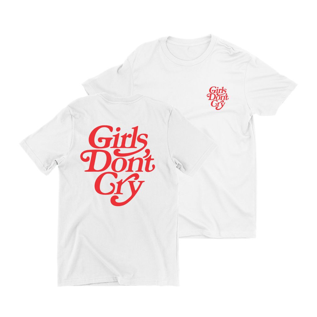 Tshitrallday Kaos Premium Unisex Pria &amp; Wanita bisa Oversize 100% Cotton Combed GRAPHIC GIRLS DON'T CRY