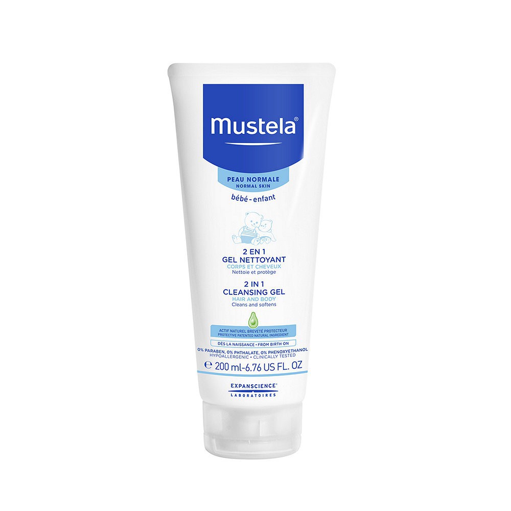 Mustela Bebe 2in1 Cleansing Gel Hair &amp; Body 200ml