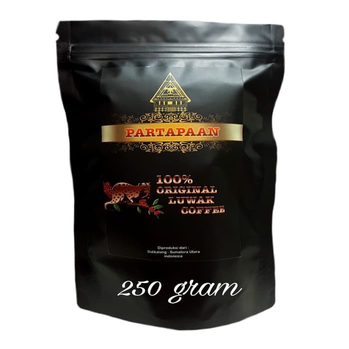 

kopi luwak liar partapaan sidikalang 250 gram - kkp880