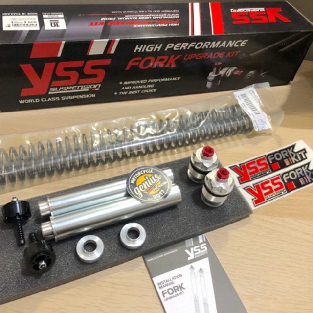 FRONT FORK KIT UPGRADE XMAX YSS - PER SHOCK DEPAN YSS YAMAHA XMAX ORIGINAL THAILAND