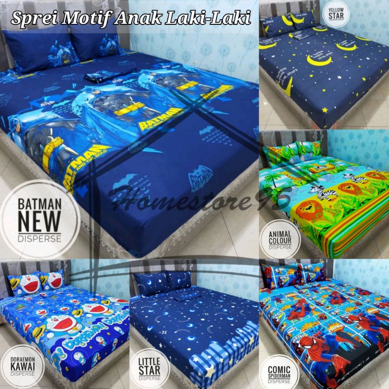 [PROMO] Sprei Motif Karakter / Sprei Motif Karakter Anak Laki-Laki / Sprei Motif Anak Laki-Laki