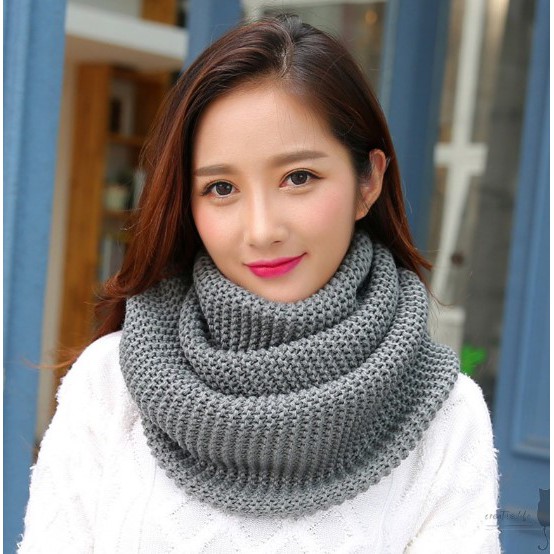 Syal Rajut Panjang Wanita Musim Dingin / Long Winter Scarf