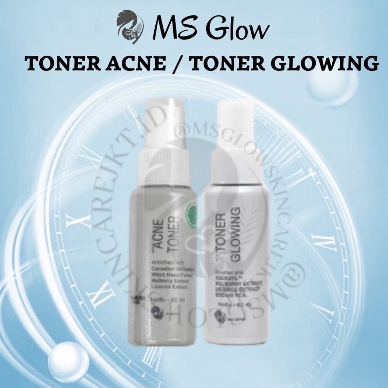 MS GLOW TONER GLOWING | MS GLOW ACNE TONER