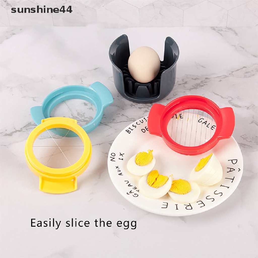 Sunshine 1 Set Alat Pemotong Telur 3 In 1 Untuk Dapur