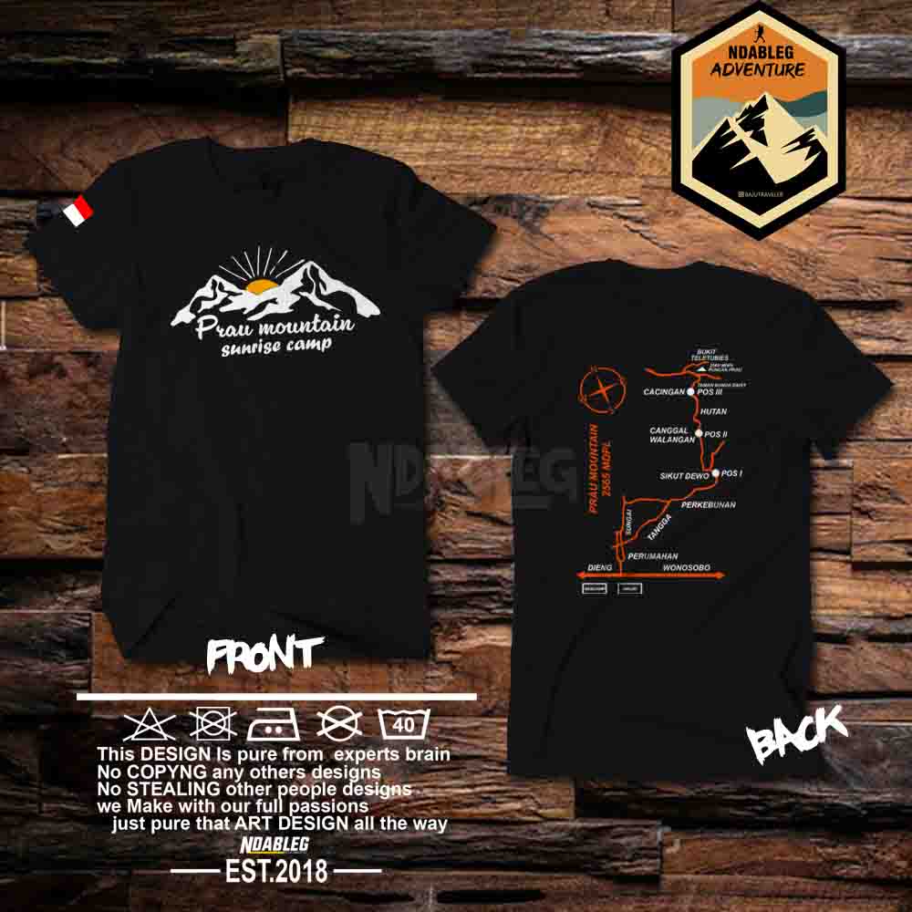 kaos gunung prau mountain