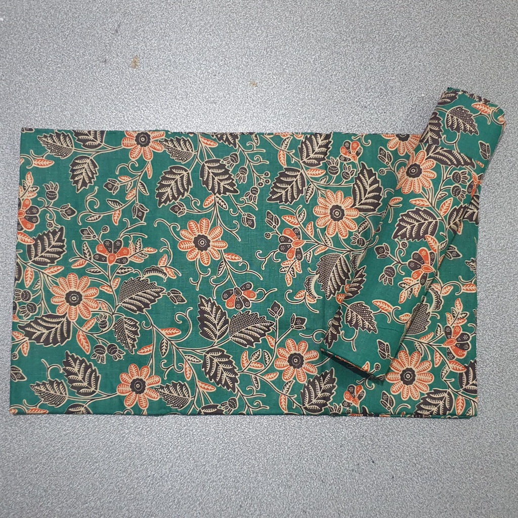 Kain Batik Bahan Batik Hijau Manis / Jarik Pekalongan Bahan Baju