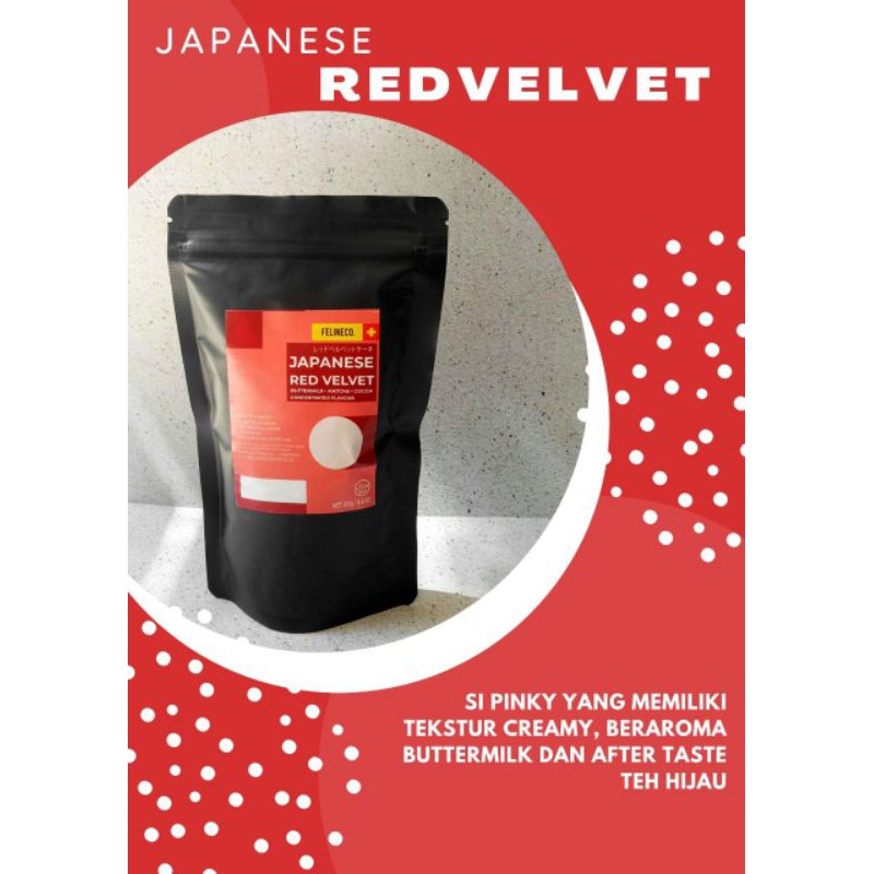 

Red Velvet Powder Bubuk Japanese Red Velvet Felineco 250g