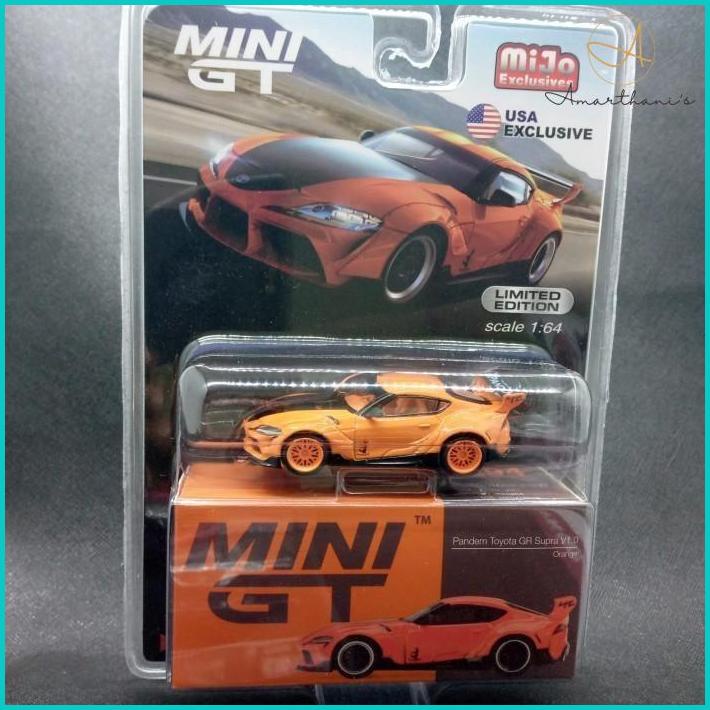 Ac - Chase - Minigt Pandem Toyota Gr Supra V1.0 Orange (Mgt00294-Mjc)