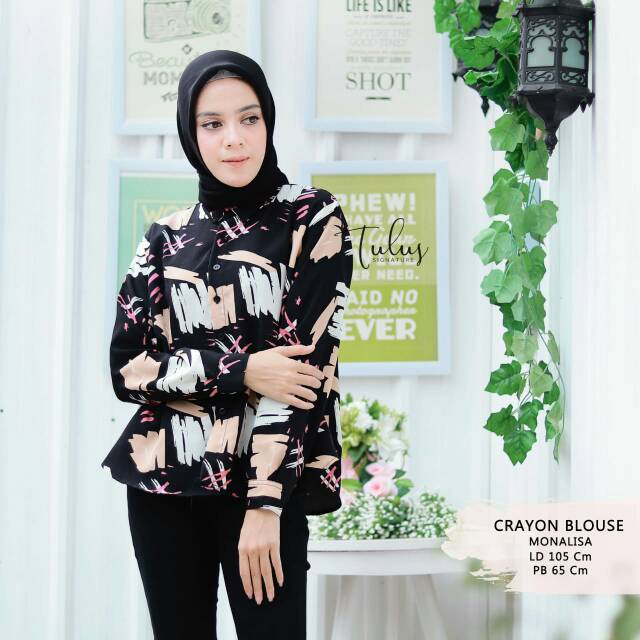 

Crayon bluse,monalisa
