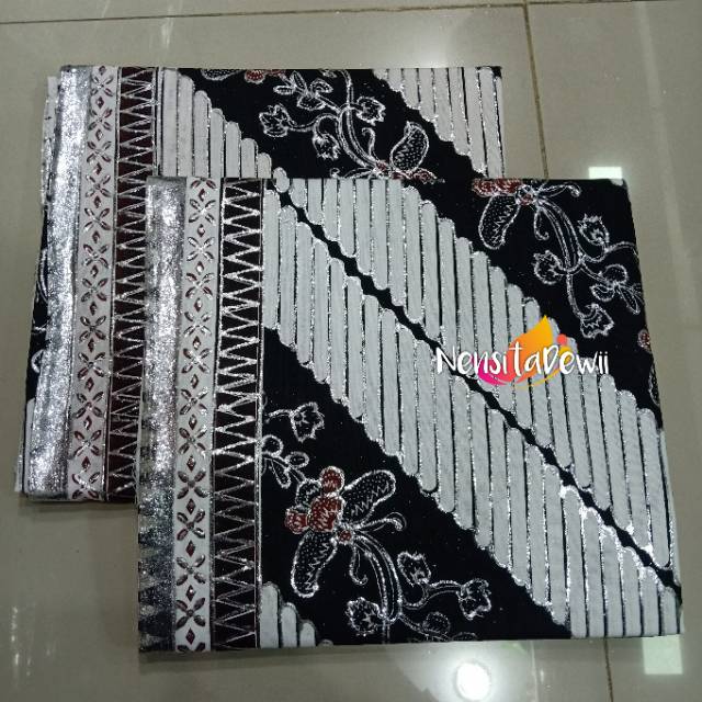 Jarik Set Blangkon Prodo Pengantin motif Lereng Kembang (JARIK ISI 2)