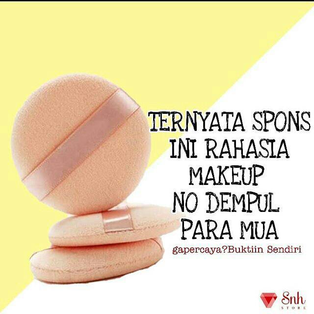 Spons Bedak/Spons Foundation/Spons bedak tabur/beauty blender/bedak basah/bedak padat/make up sponge