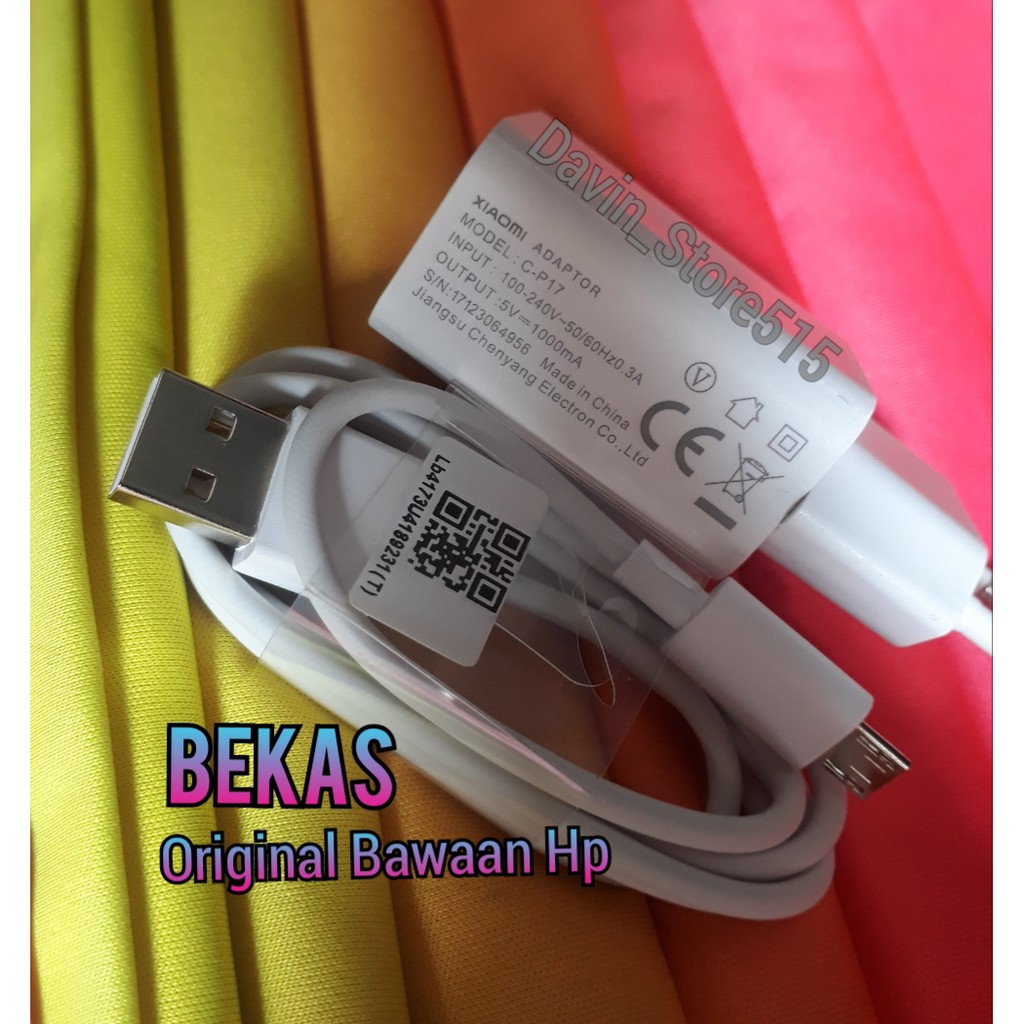 Charger Xiaomi Note5A Redmi4A Redmi5A Redmi6A  Redmi6 ORI bawaan hp