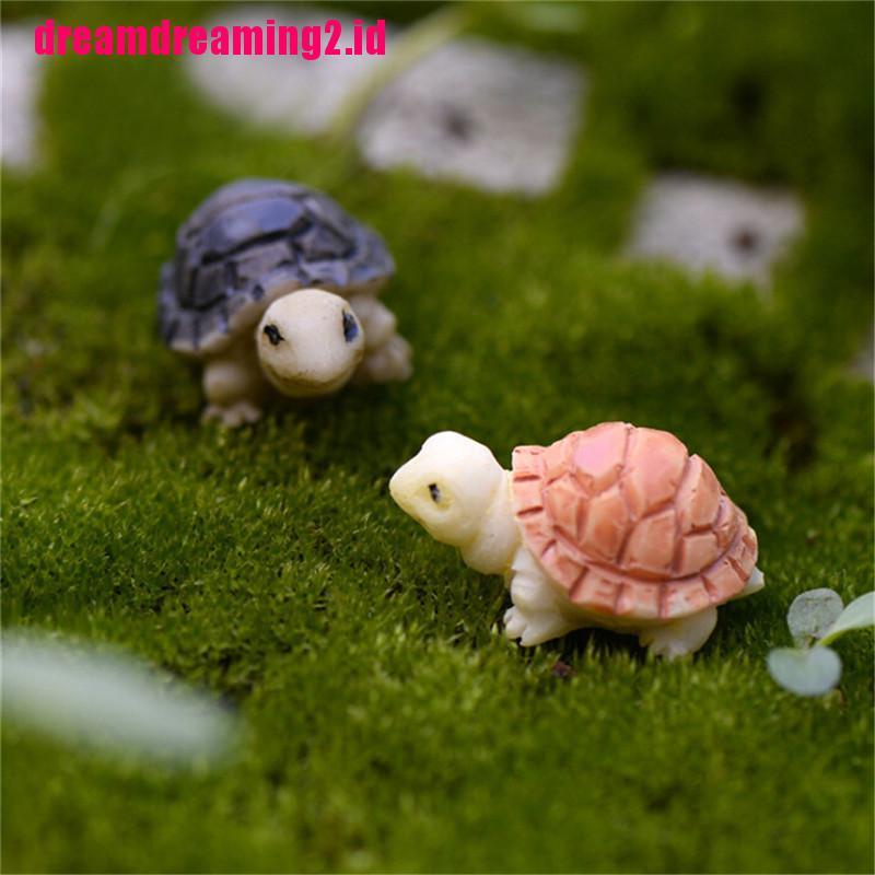 （✔✔❤10pcs Miniatur Kura-Kura Untuk Dekorasi Rumah Boneka