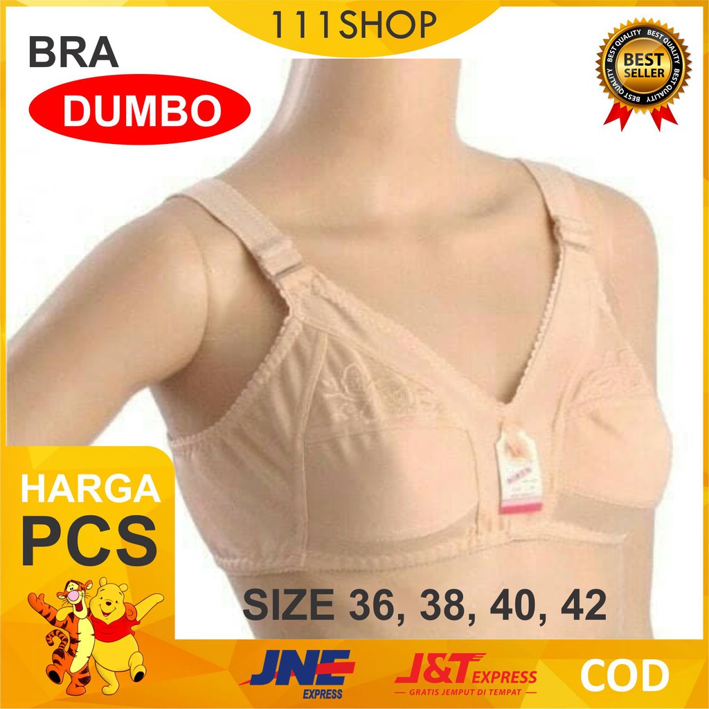 BRA WANITA / BH WANITA / KUTANG WANITA PEREMPUAN DUMBO SIZE 36 38 40 42 MURAH GROSIR