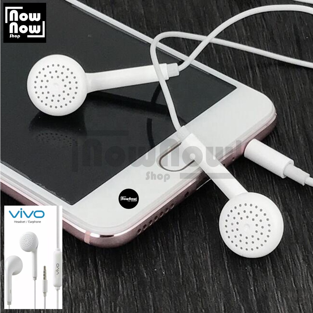 Headset Earphone Handsfree Vivo MH-133 VIVO V5 V9 V11 V12 V19 V30 V53 Y12 Y13 Y15 Y17 Y19 Y21 Y81 Y83 Y91 Y93 Y95 Earbud Stereo Handset Strong Bass