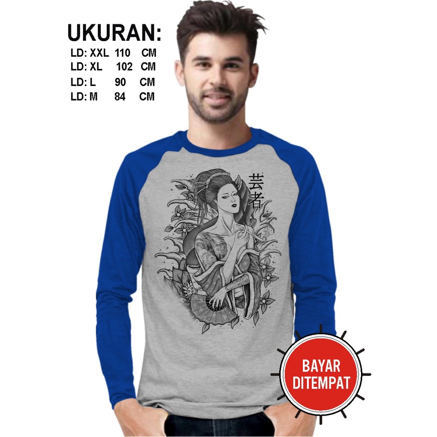 kaos pria lengan panjang/kaos metal cewek jepang/kaso distro