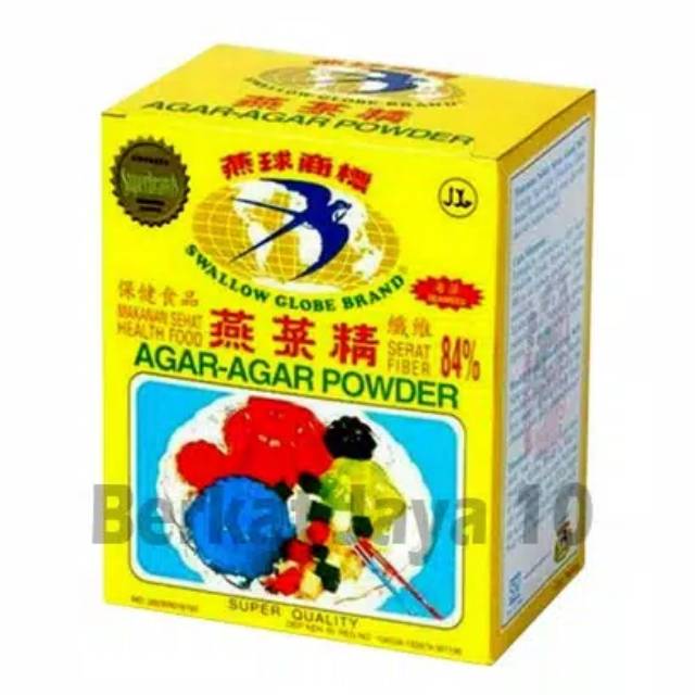 Agar-agar swallow globe brand 1 bks agar agar walet