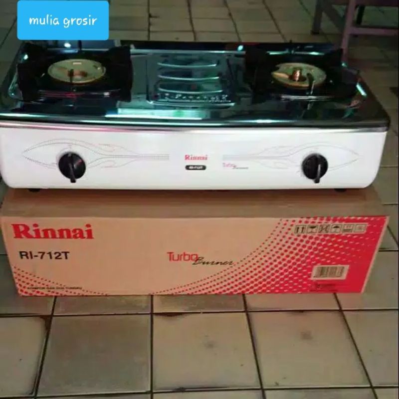 Kompor Rinnai 2 Tungku RI 712T / Kompor Gas Rinnai RI 712T