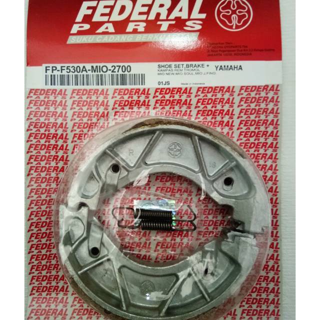 Kampas Rem Belakang + PER KAMPAS ( MIO/VEGAZR/JUPITER MX/VIXION) FEDERAL